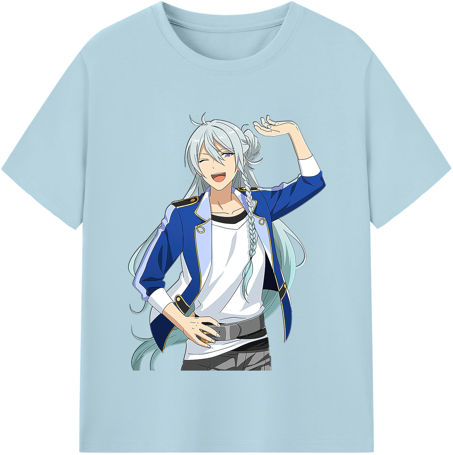（画像用） あんさんぶるスターズ! Ensemble Stars 綿100％半袖Tシャツ（フロントプリント）